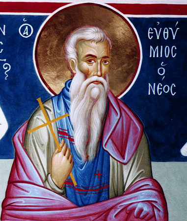 28 жовтня Преподобного Євфимія Нового, Солунського ієродиякона.